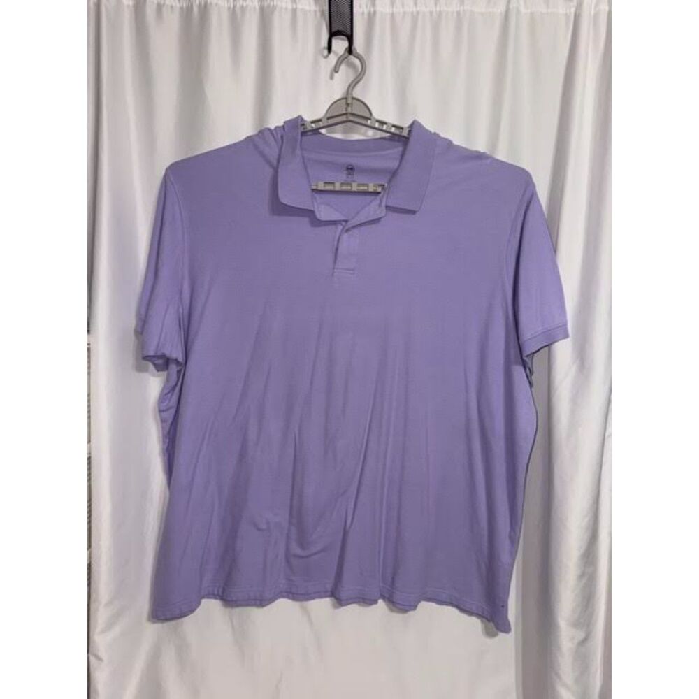 Men’s Big & Tall Light Purple Polo Shirt Sz. 5XLT– Harbor Bay HB From DXL